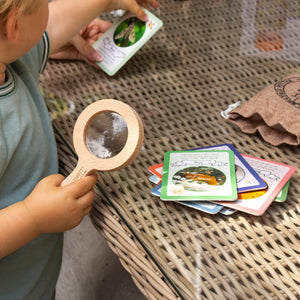 Explore all things bugs with our books, magnifying glasses and bug hunting kits!