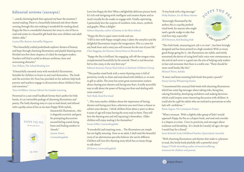 Gardening for Kids Poppy the Pea Story Book and Growing Kit Gift Set