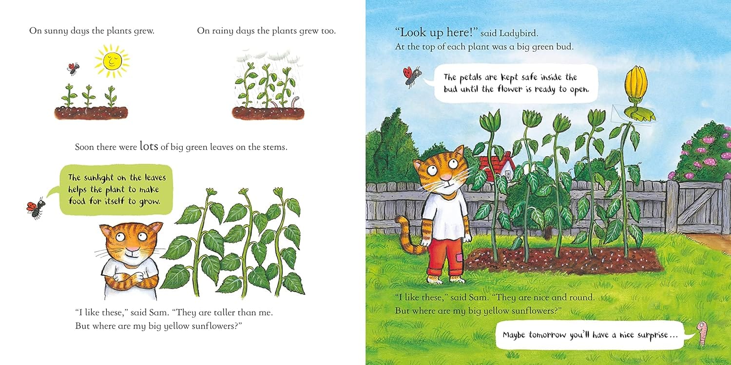Sam Plants a Sunflower Children's Gardening Book — Gardening for Kids