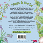 Gardening for Kids Slugs & Snails - Children's Educational Rhyming Nature Book