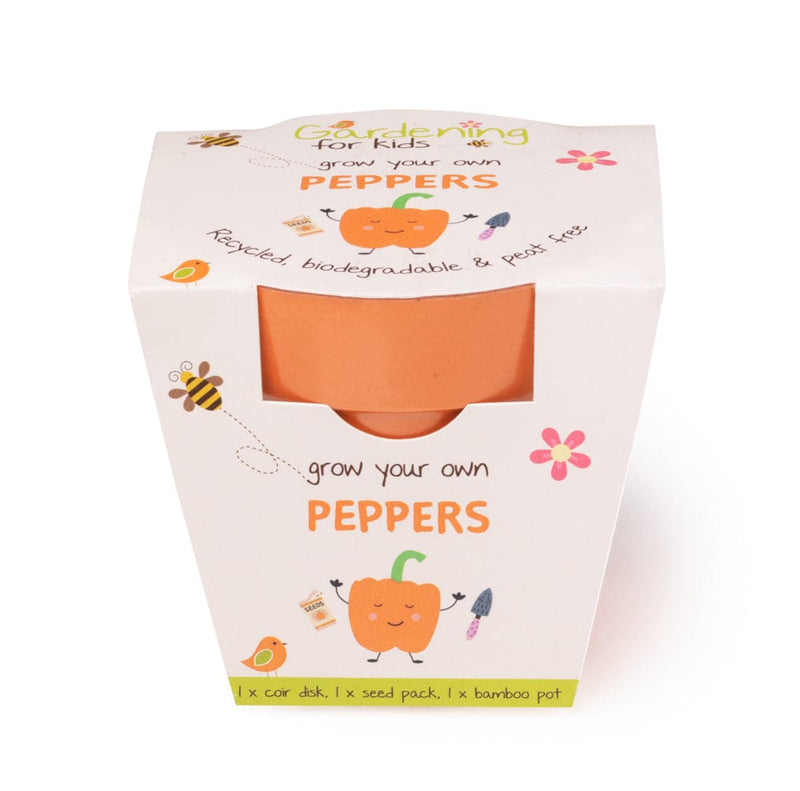 Gardening for Kids Sweet Peppers Growing Kit with Pot