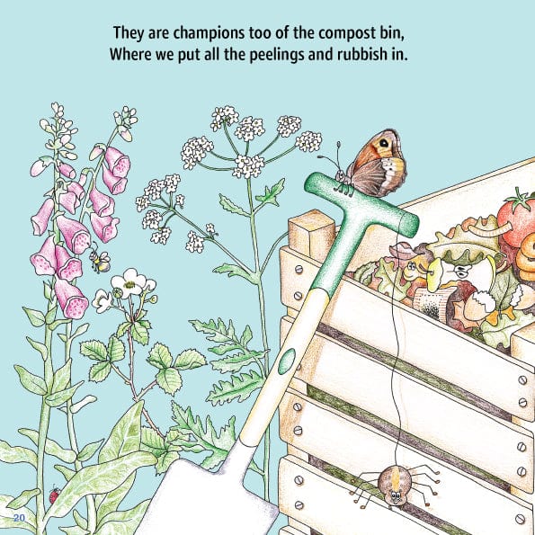 Gardening for Kids The Worm - Children's Rhyming Educational Nature Book