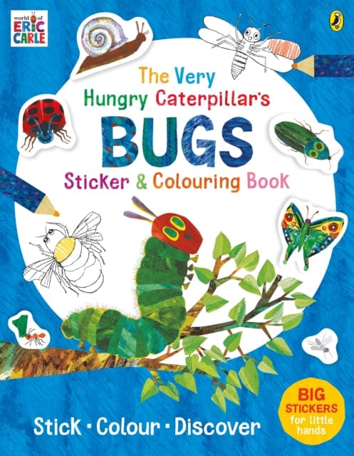 House of Marbles Very Hungry Caterpillar's Bugs Sticker and Colouring Book