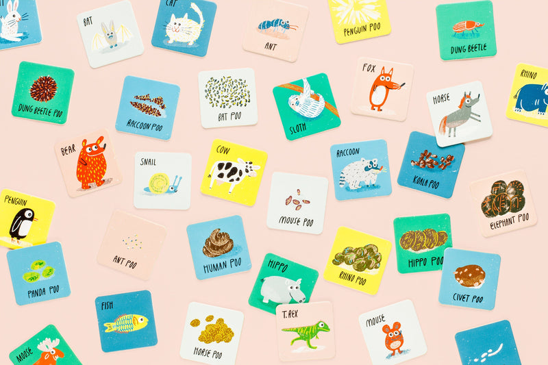 Bookspeed Who Did This Poo? Card Matching and Memory Game