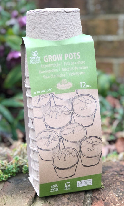 Biodegradable and Compostable Cardboard Plant Pots 10cm