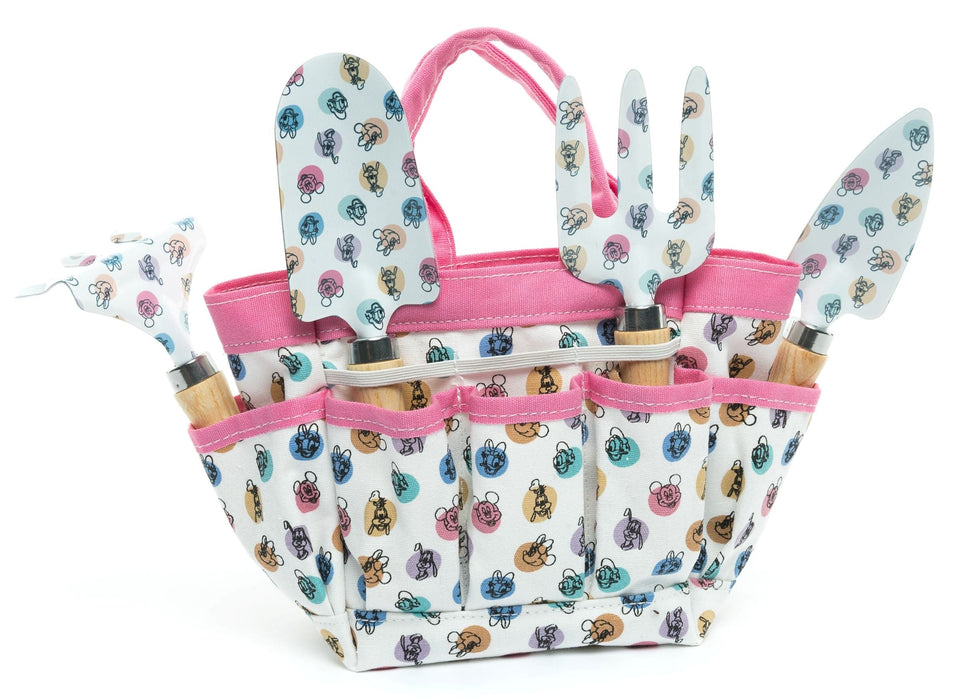 Disney Mickey and Friends Children's Pink Garden Tool Bag Gift Set