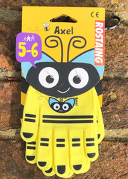 Rostaing Age 5-6 Children's Bee Character Gardening Gloves