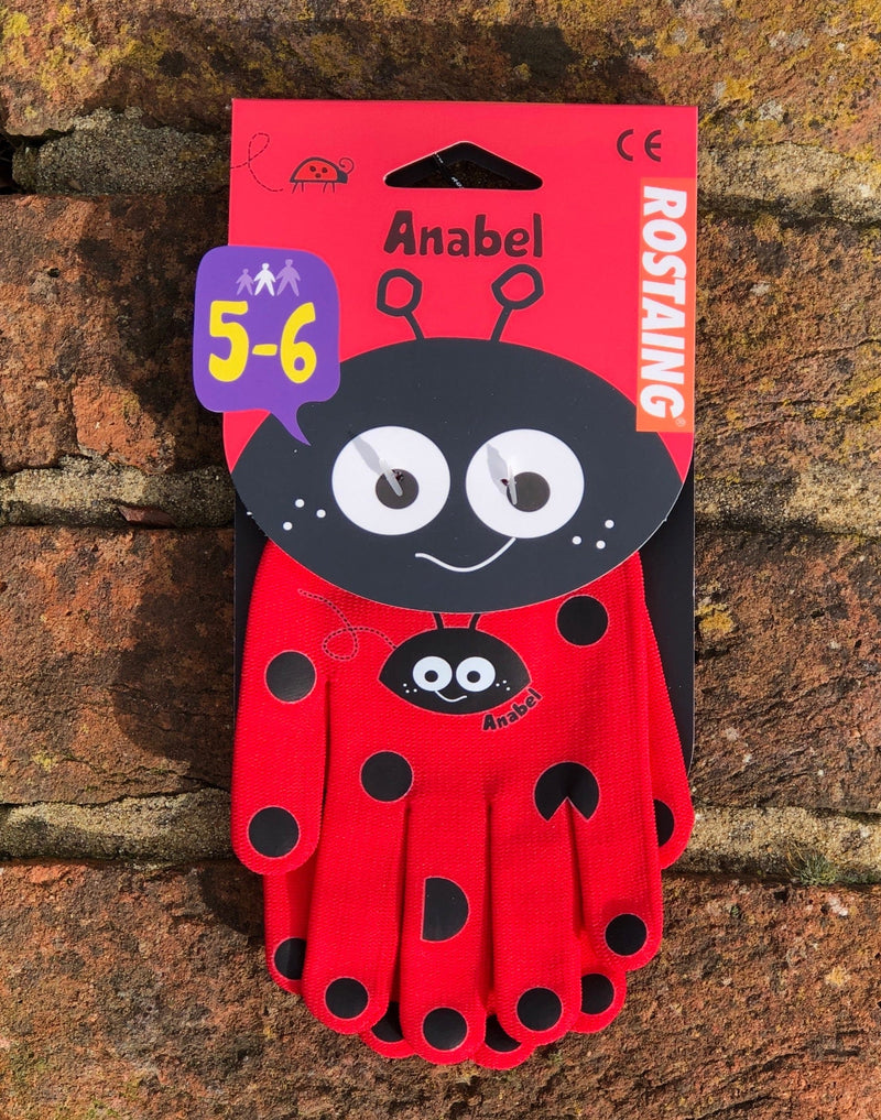 Rostaing Age 5-6 Ladybird Children's Gardening Gloves