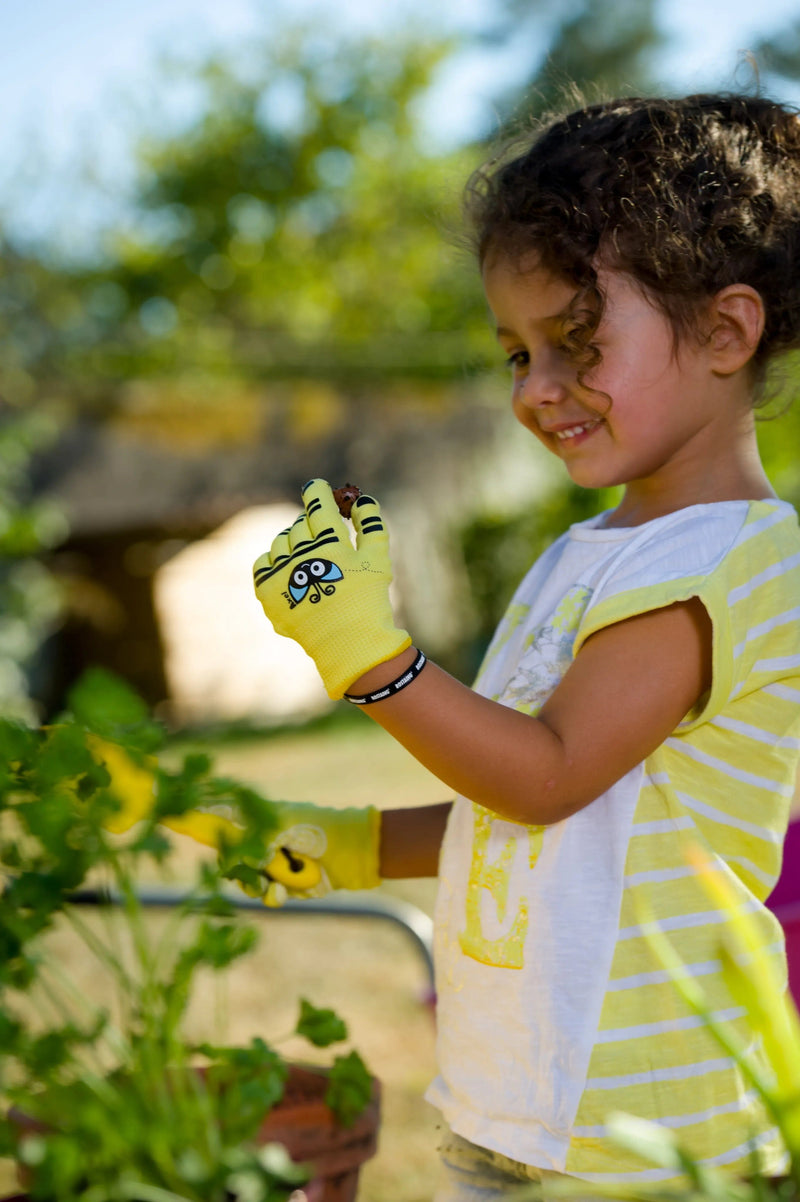 bee gardening gloves Children's Bee Character Gardening Gloves — Gardening for Kids