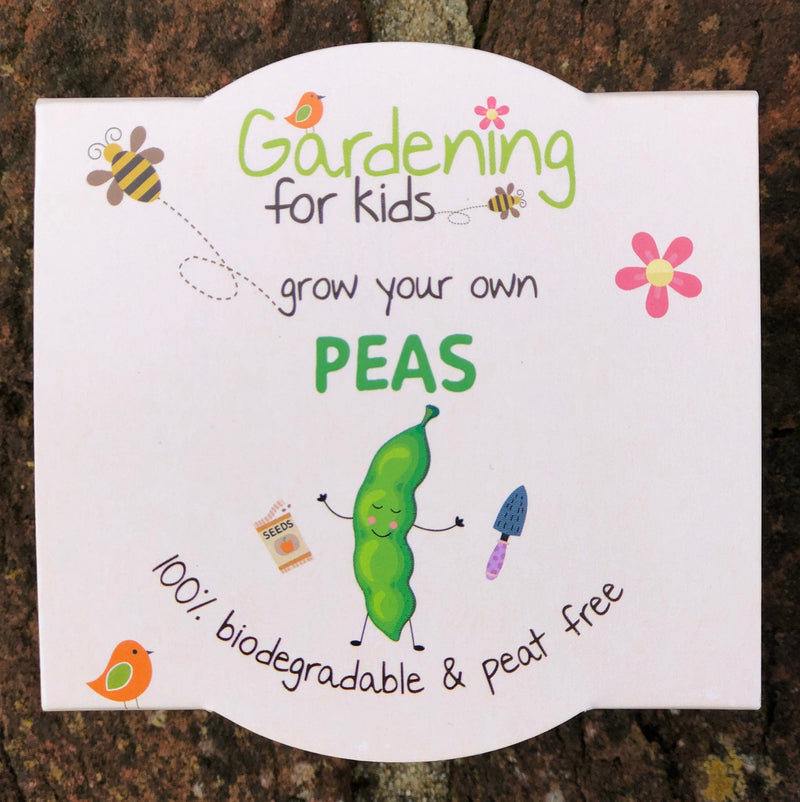 Gardening for Kids Children's Grow Your Own Peas Growing Kit with Pot
