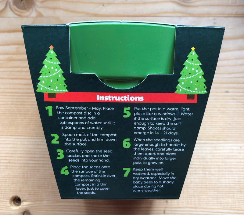 Gardening for Kids Christmas Tree Growing Kit with Pot