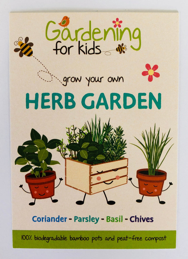 Gardening for Kids Herb Garden Growing Kit