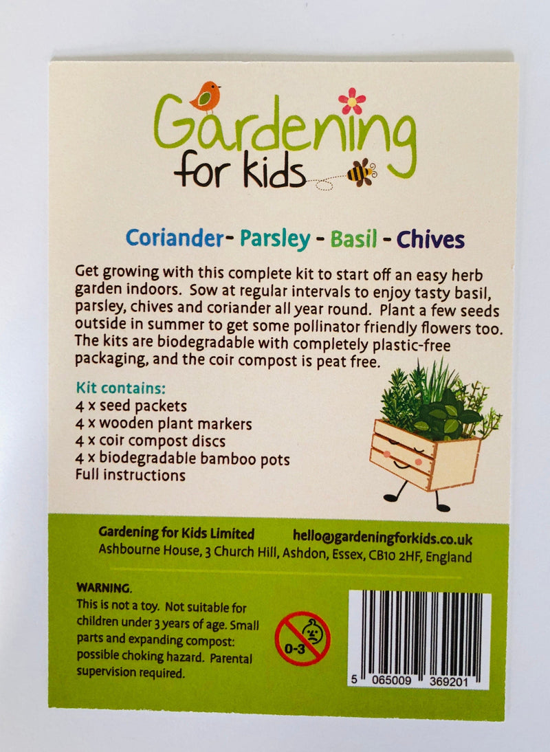 Gardening for Kids Herb Garden Growing Kit