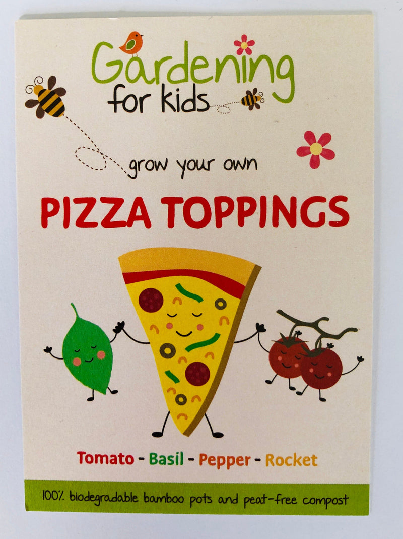 Gardening for Kids Pizza Toppings Growing Kit