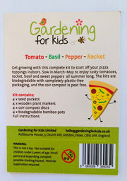 Gardening for Kids Pizza Toppings Growing Kit